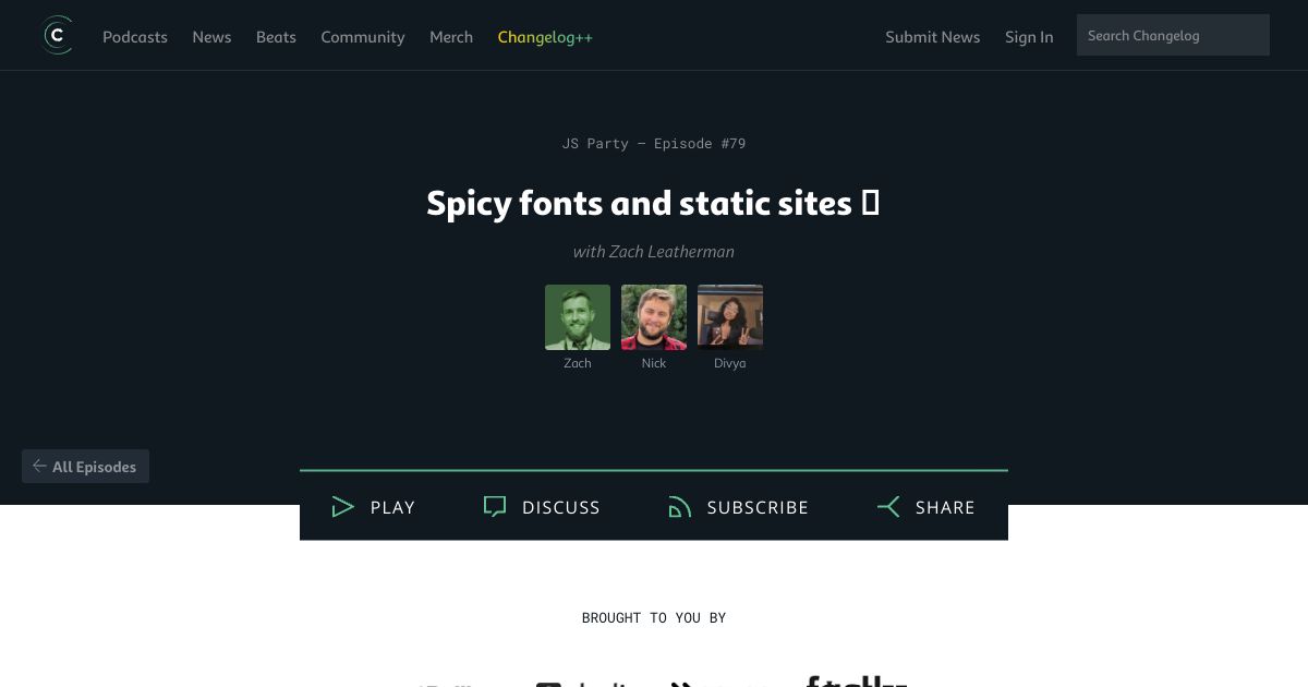 Screenshot image for https://screenshot.11ty.app/https%3A%2F%2Fchangelog.com%2Fjsparty%2F79/opengraph/