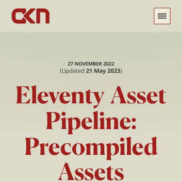 Screenshot of https://chriskirknielsen.com/blog/eleventy-asset-pipeline-precompiled-assets/