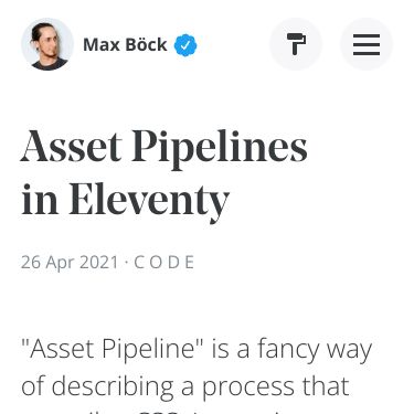 Screenshot of https://mxb.dev/blog/eleventy-asset-pipeline/