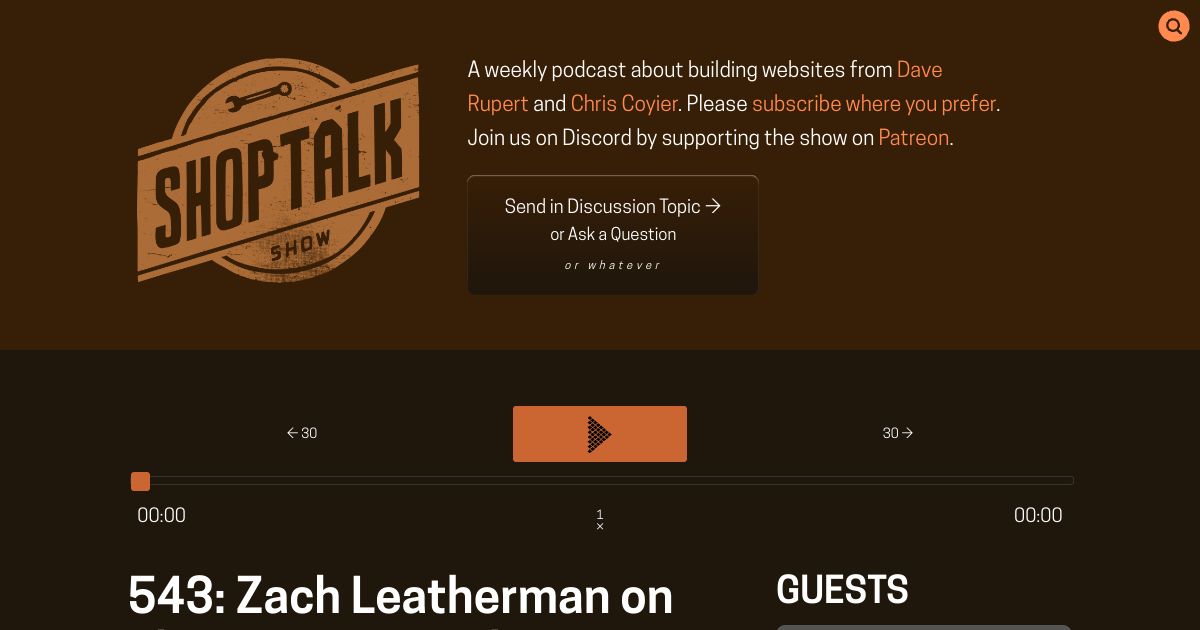 Screenshot image for https://screenshot.11ty.app/https%3A%2F%2Fshoptalkshow.com%2F543%2F/opengraph/