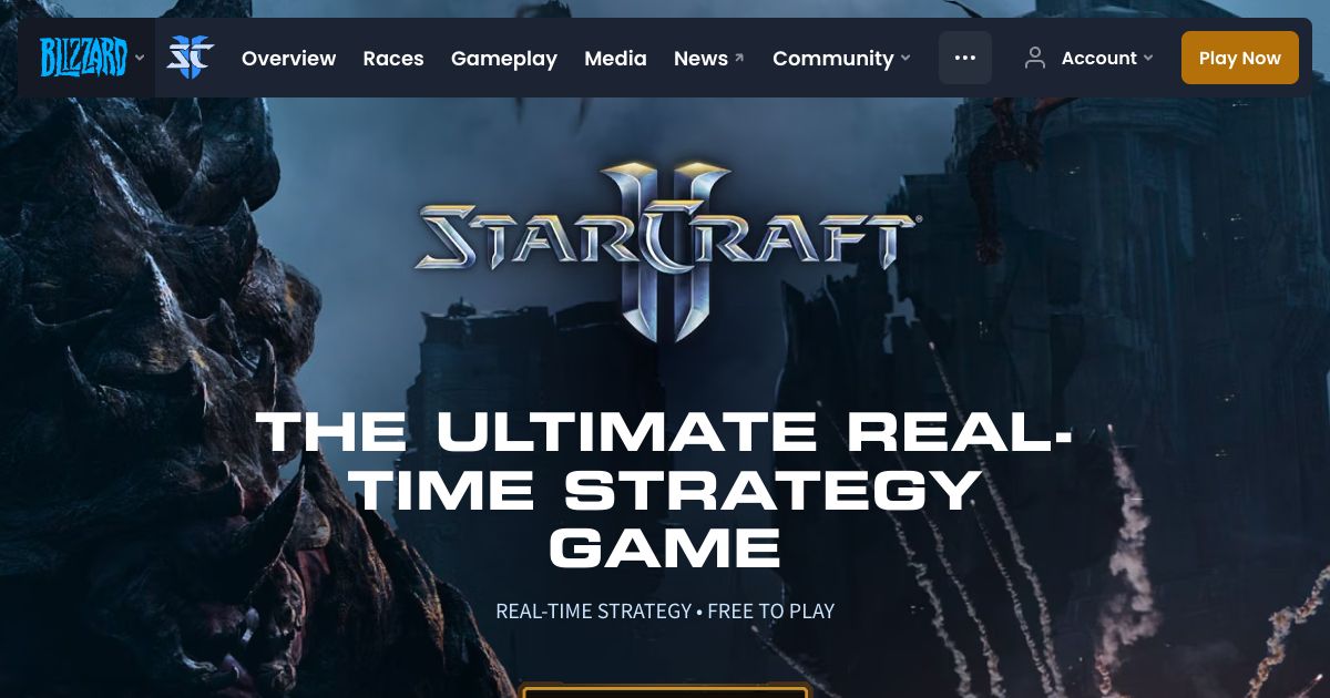 Screenshot image for https://screenshot.11ty.app/https%3A%2F%2Fstarcraft2.blizzard.com%2F/opengraph/