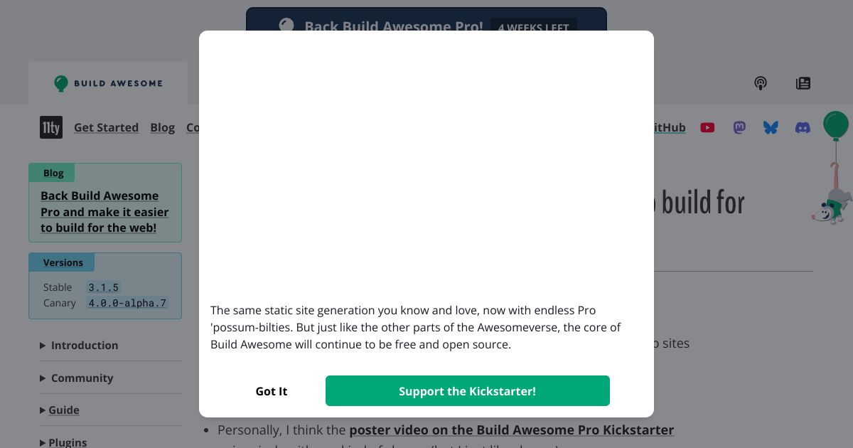Screenshot image for https://www.11ty.dev/blog/build-awesome-pro/