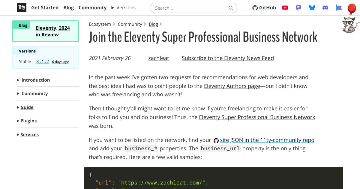 Screenshot image for https://screenshot.11ty.app/https%3A%2F%2Fwww.11ty.dev%2Fblog%2Fespbn%2F/opengraph/