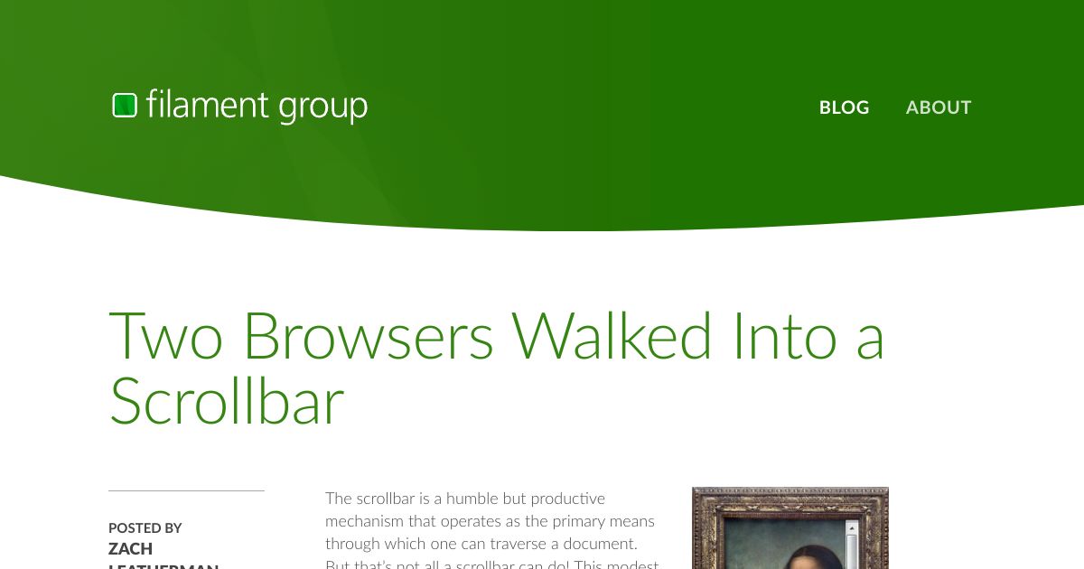 Screenshot image for https://screenshot.11ty.app/https%3A%2F%2Fwww.filamentgroup.com%2Flab%2Fscrollbars%2F/opengraph/