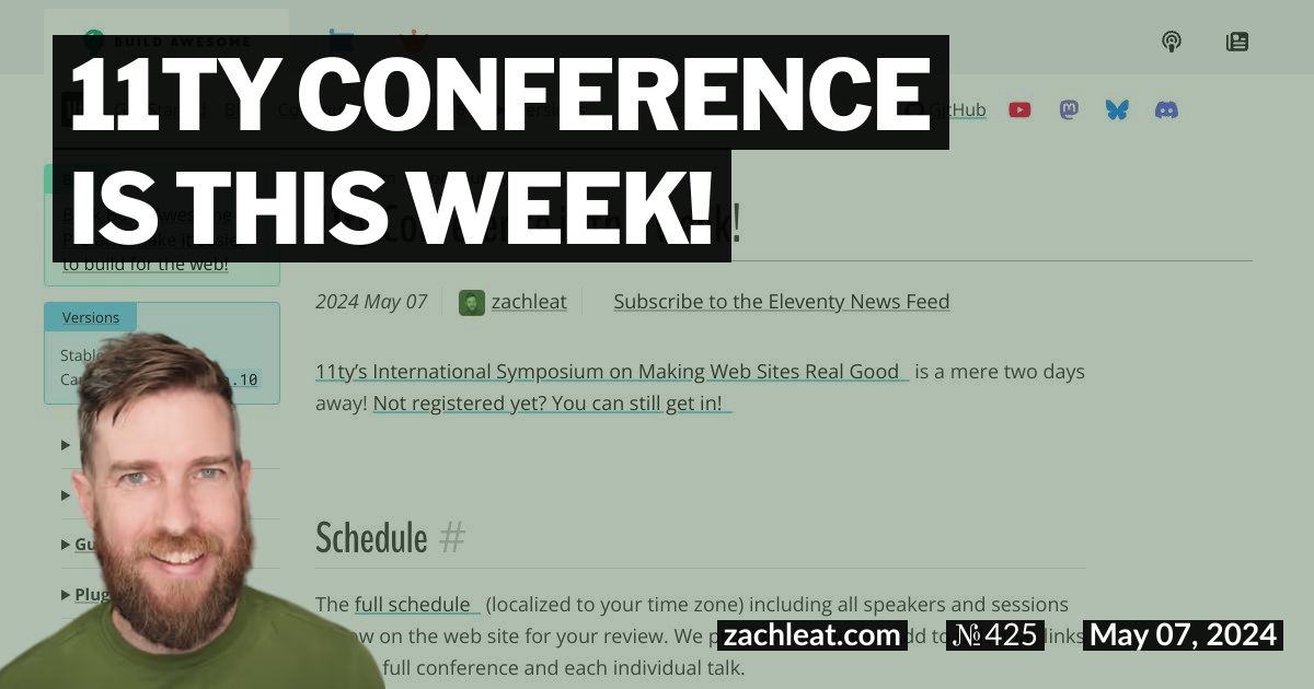 11ty Conference is this week!