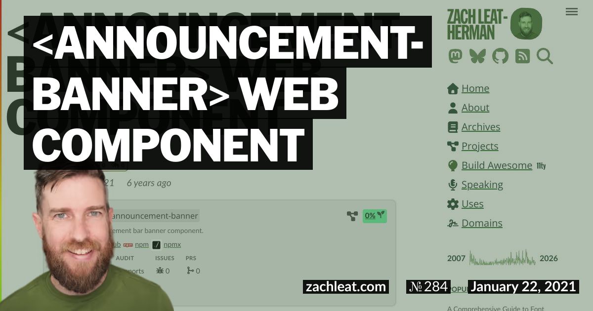 announcement-banner Web Component