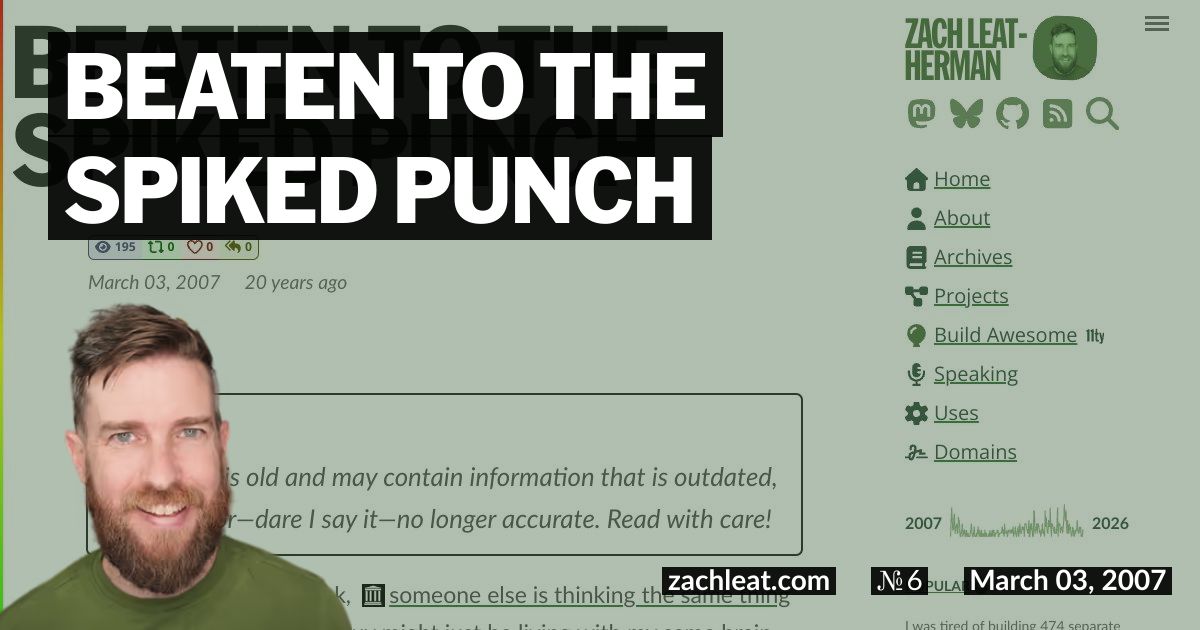 Beaten to the Spiked Punch