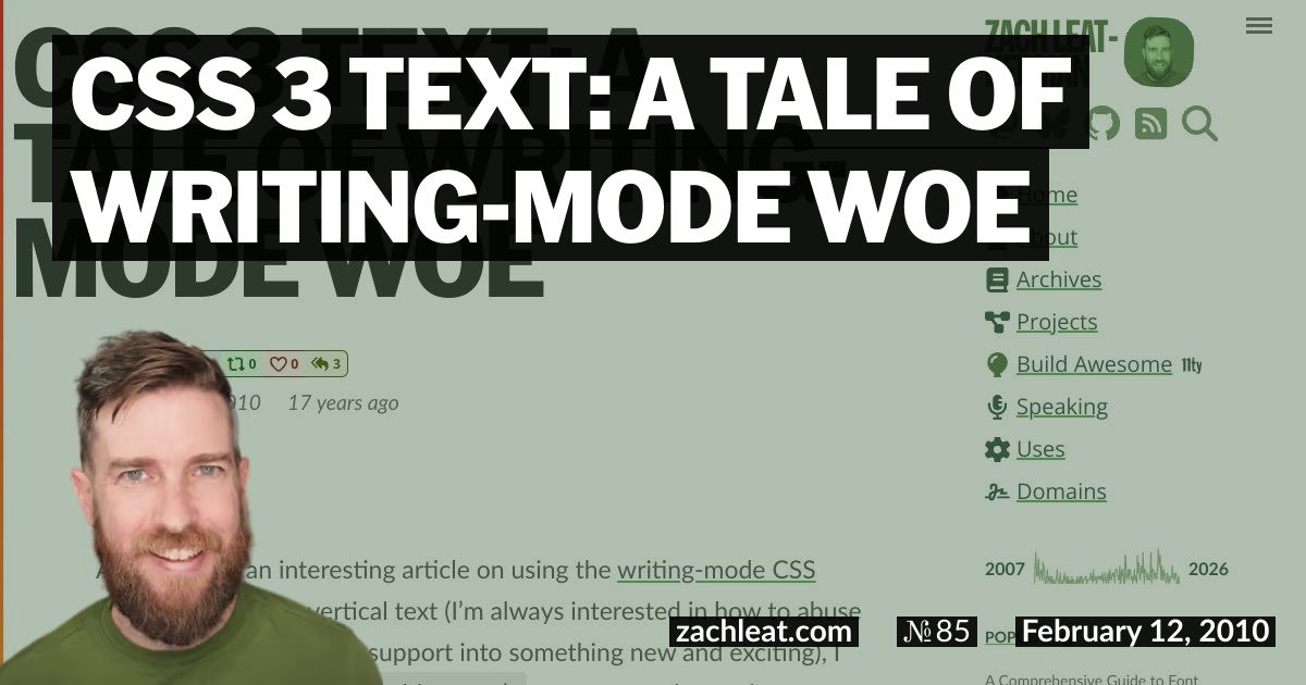 CSS 3 Text: A Tale of writing-mode Woe