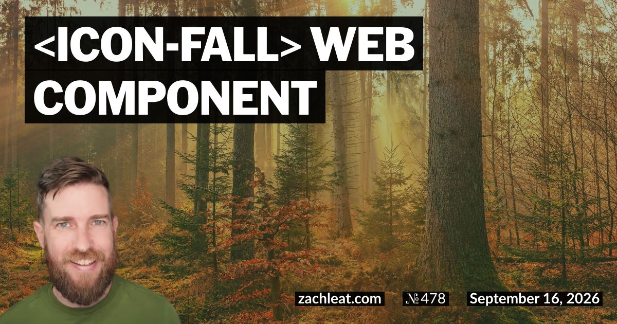 Icon Fall Web Component