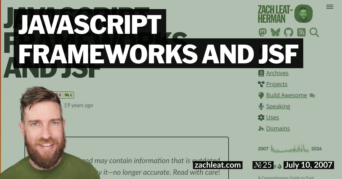 JavaScript Frameworks and JSF