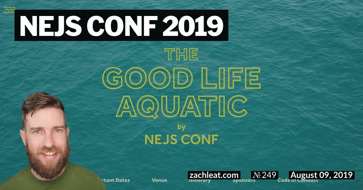 Open Graph image for NEJS CONF 2019