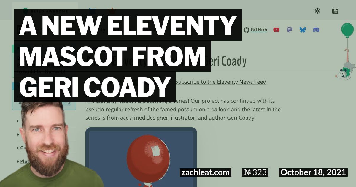 A New Eleventy Mascot from Geri Coady
