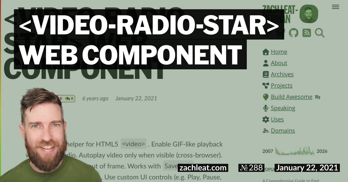 Open Graph image for video-radio-star Web Component
