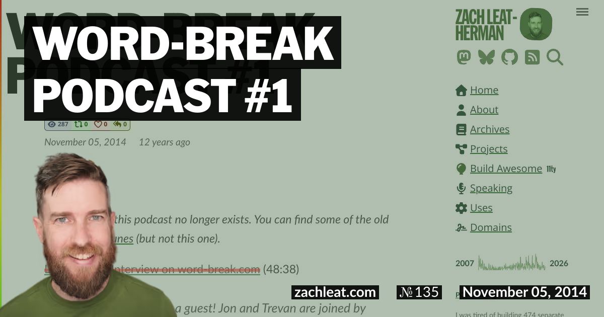 word-break Podcast #1