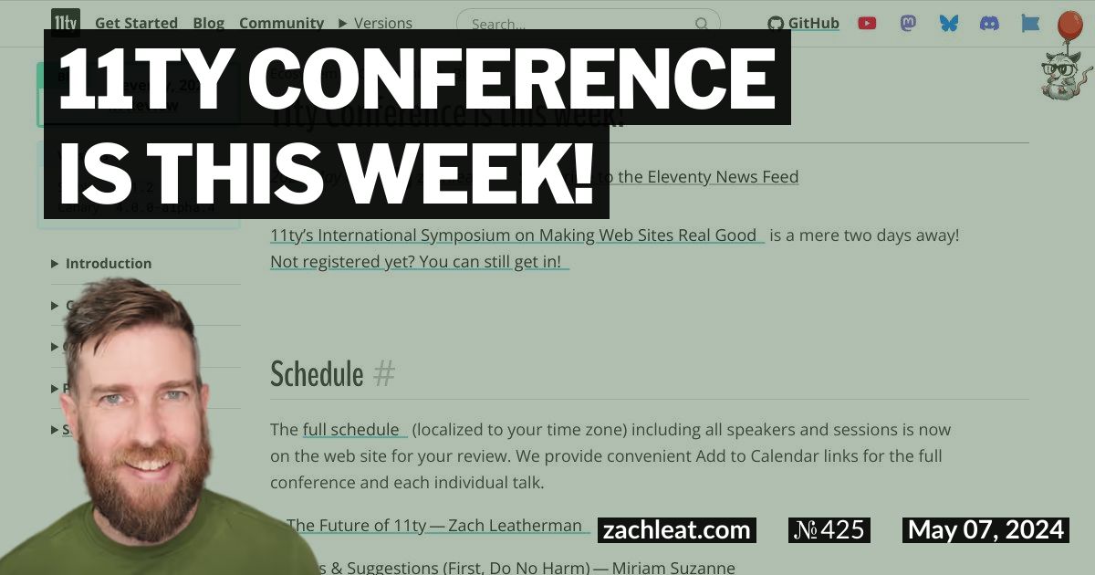 11ty Conference is this week!