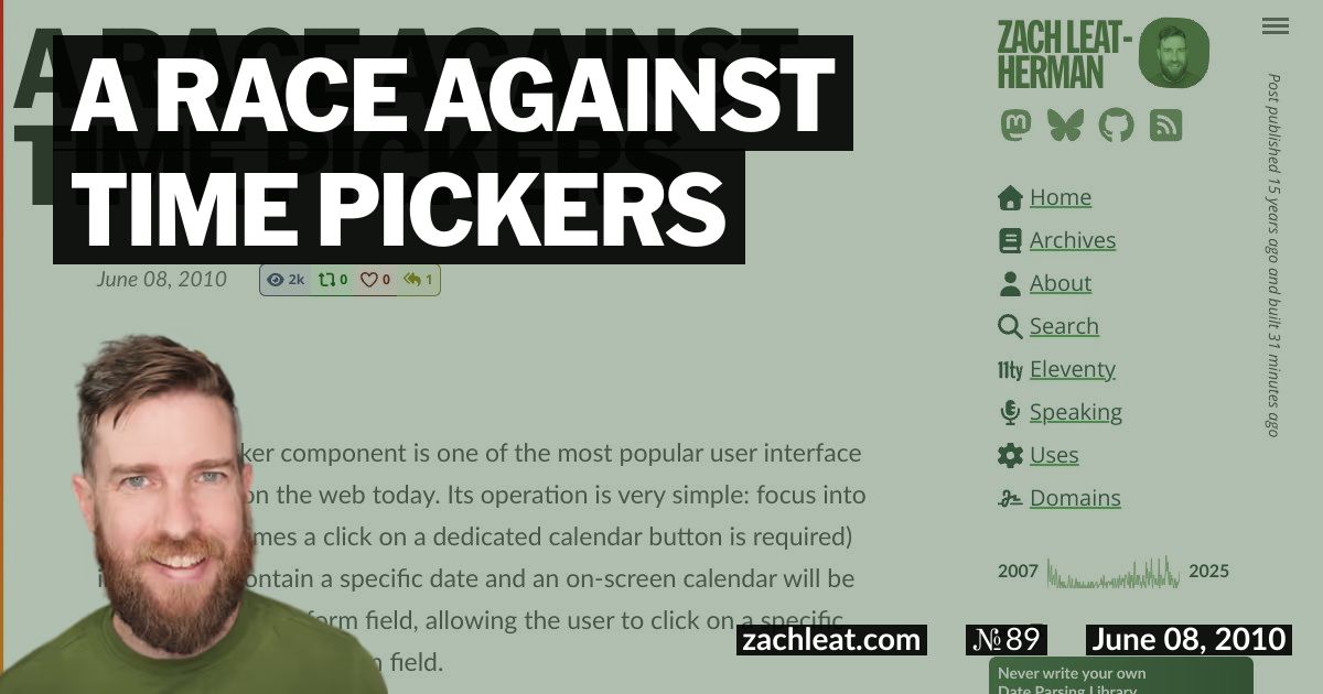 A Race Against Time Pickers