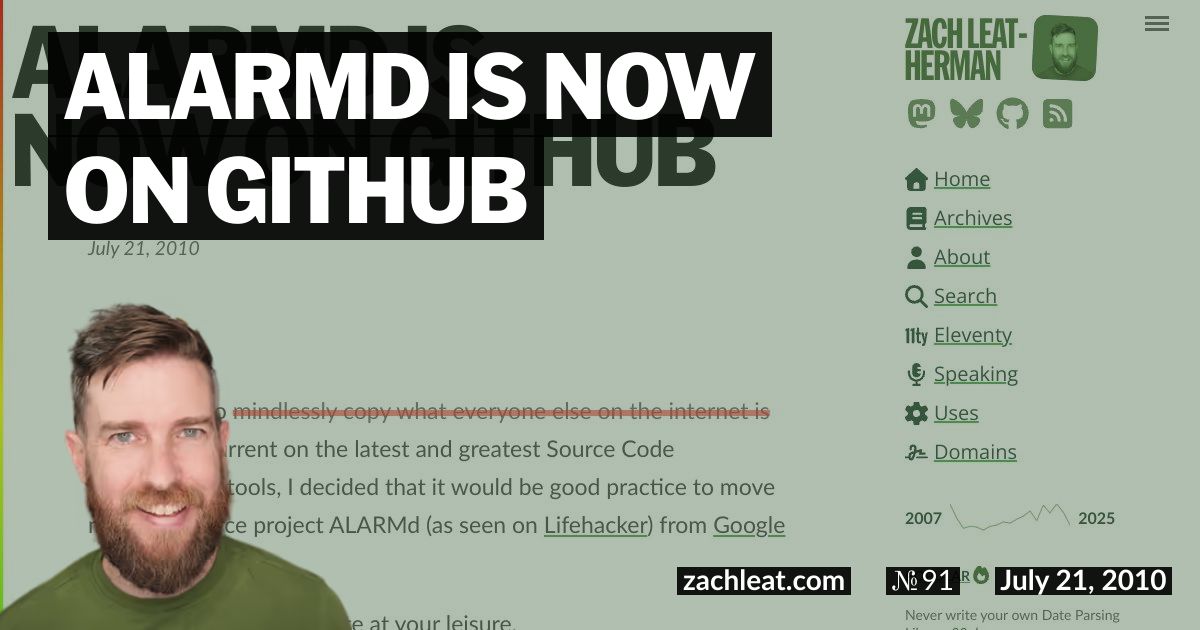 ALARMd is now on Github