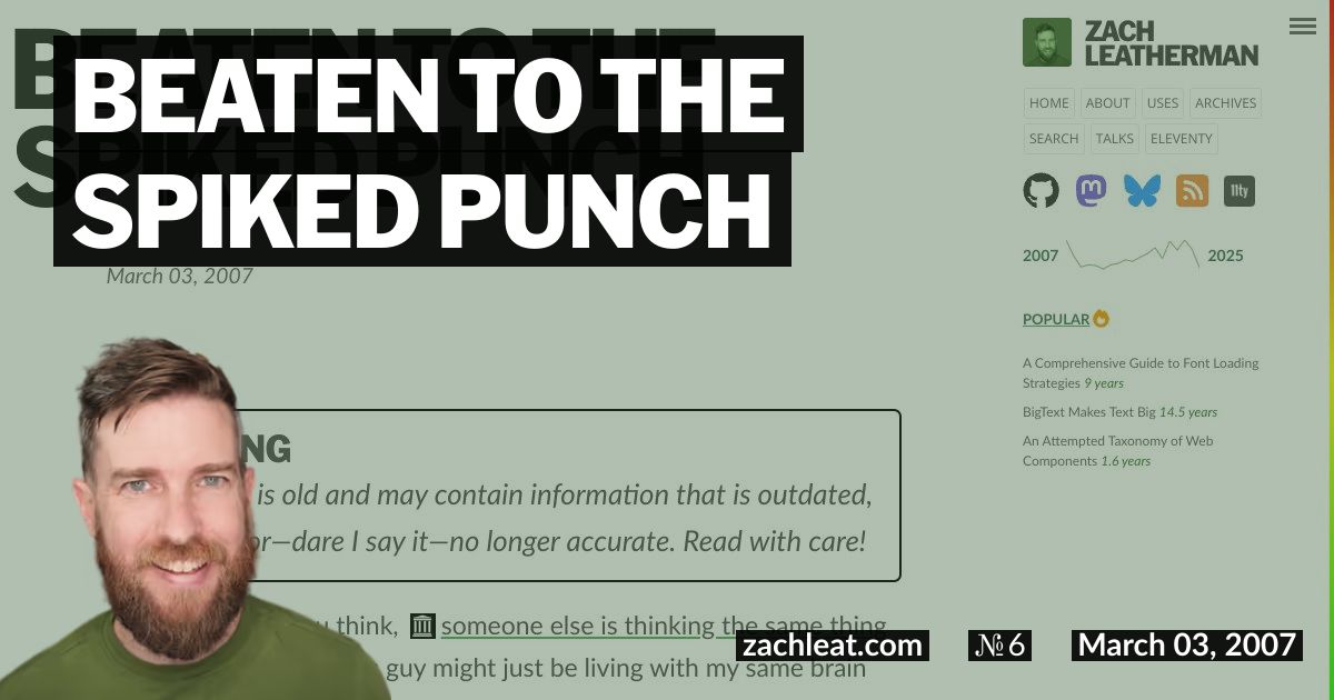 Beaten to the Spiked Punch