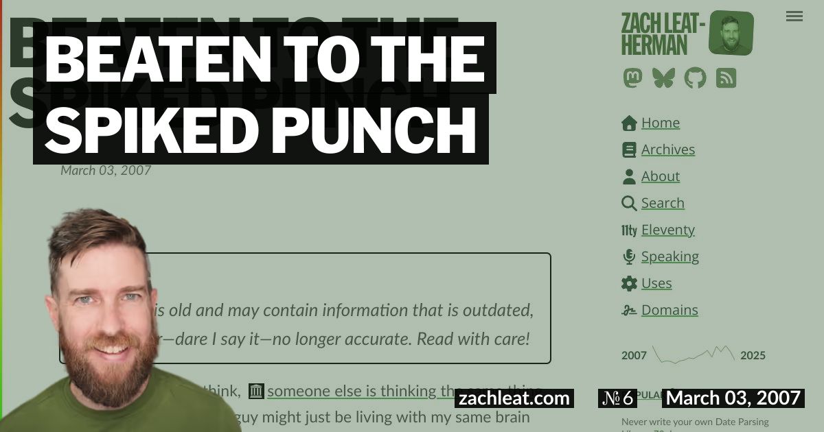 Beaten to the Spiked Punch