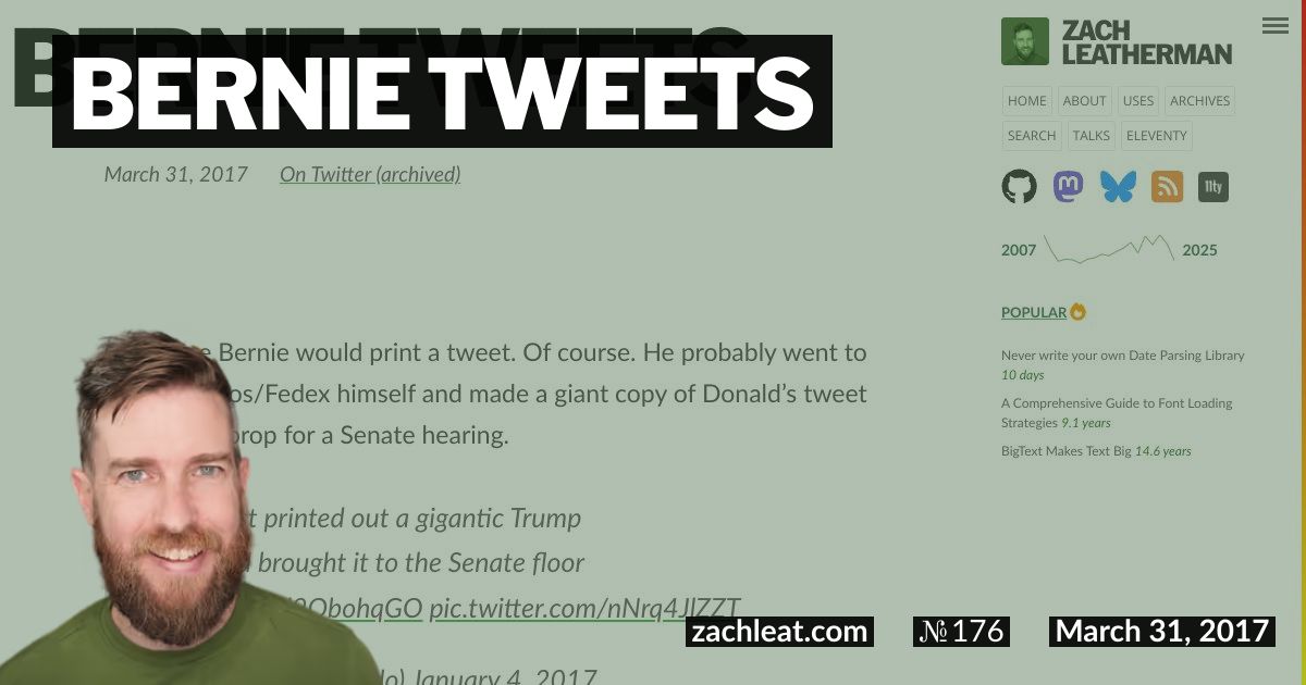 Bernie Tweets
