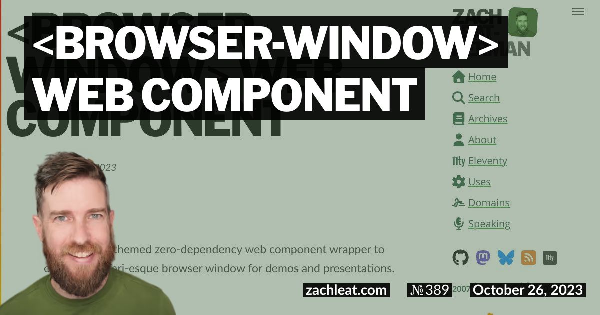 browser-window Web Component
