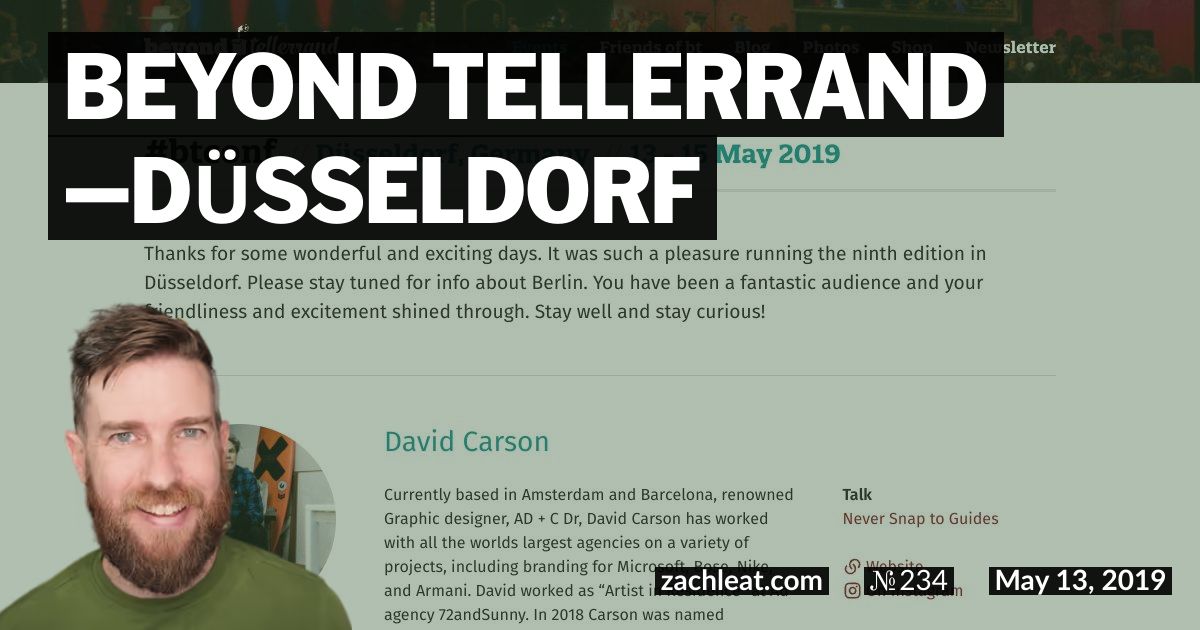 beyond tellerrand—Düsseldorf