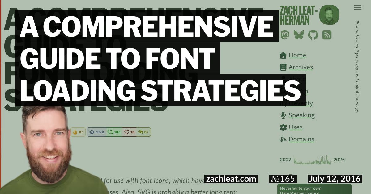 A Comprehensive Guide to Font Loading Strategies