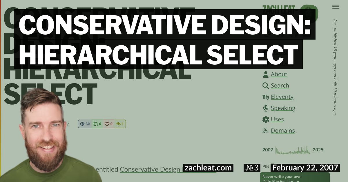 Conservative Design: Hierarchical Select