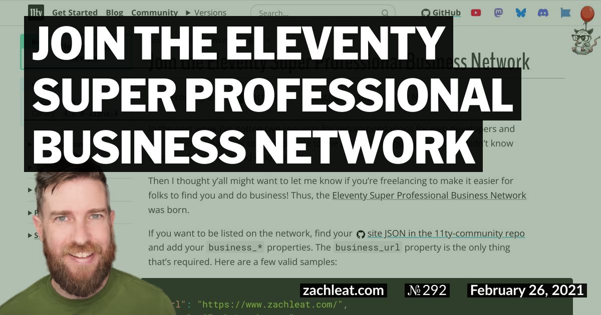 Join the Eleventy Super Professional Business Network