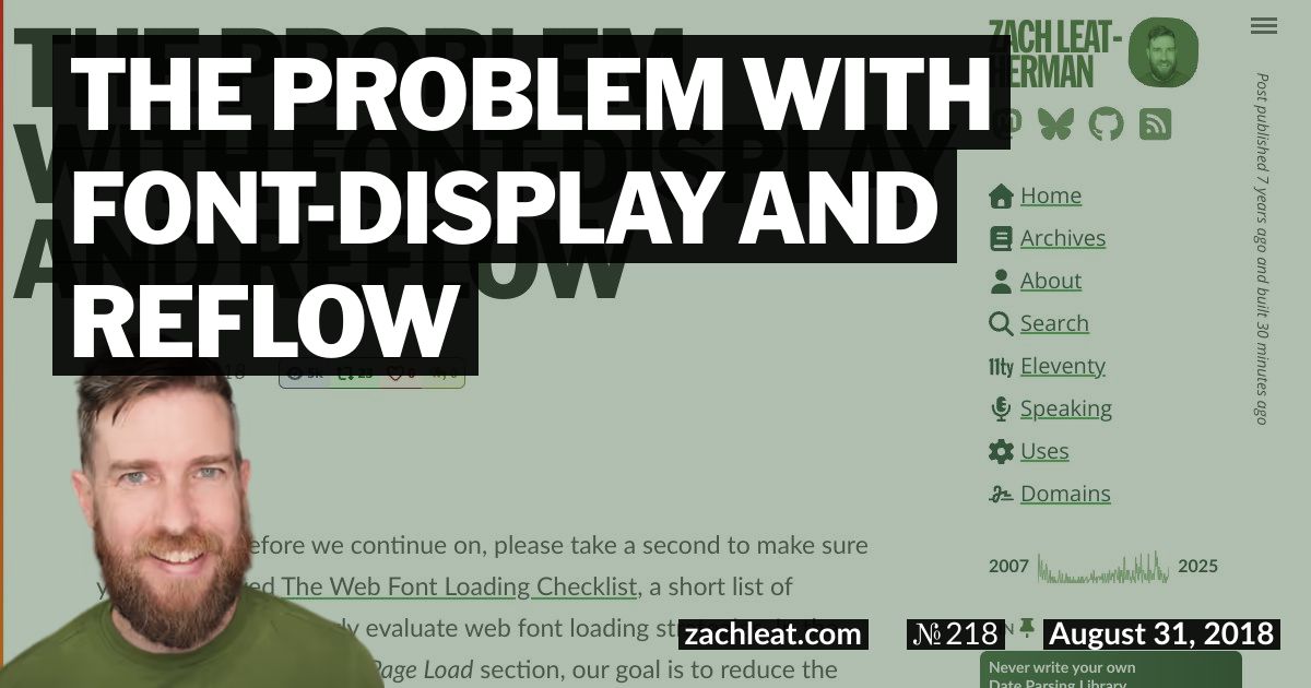 The Problem with font-display and Reflow