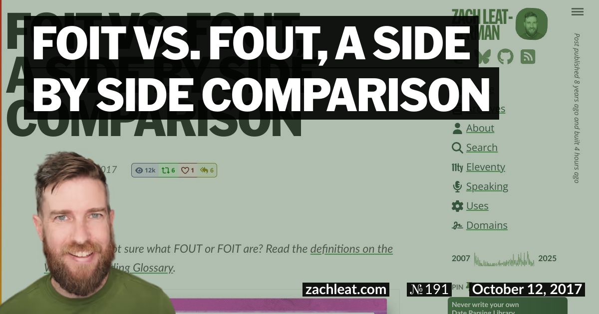 FOIT vs. FOUT, a Side by Side Comparison