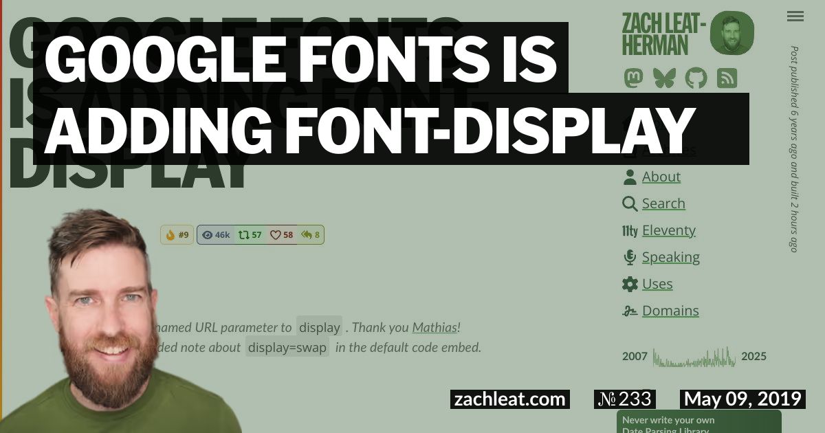 Google Fonts is Adding font-display 🎉