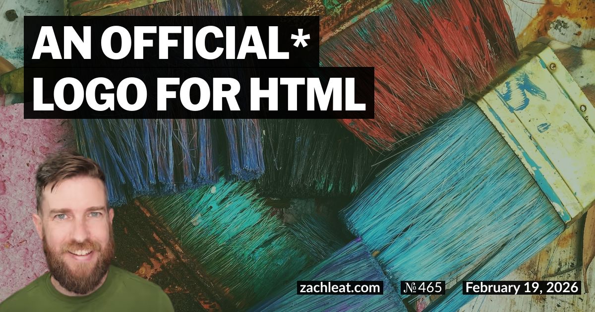 An Official* Logo for HTML
