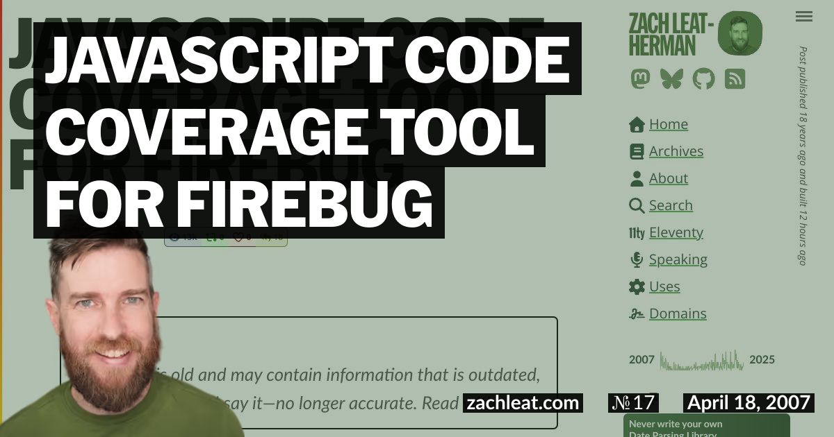 JavaScript Code Coverage Tool for Firebug