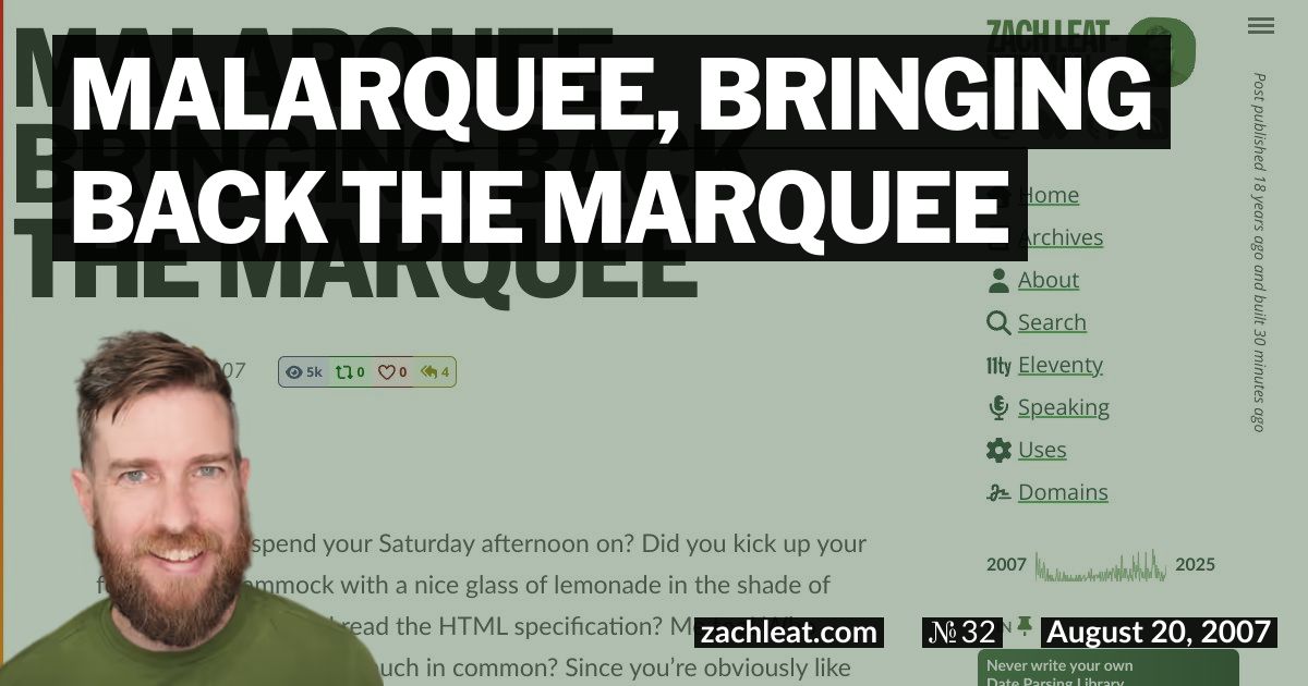 maLArquee, Bringing Back the Marquee