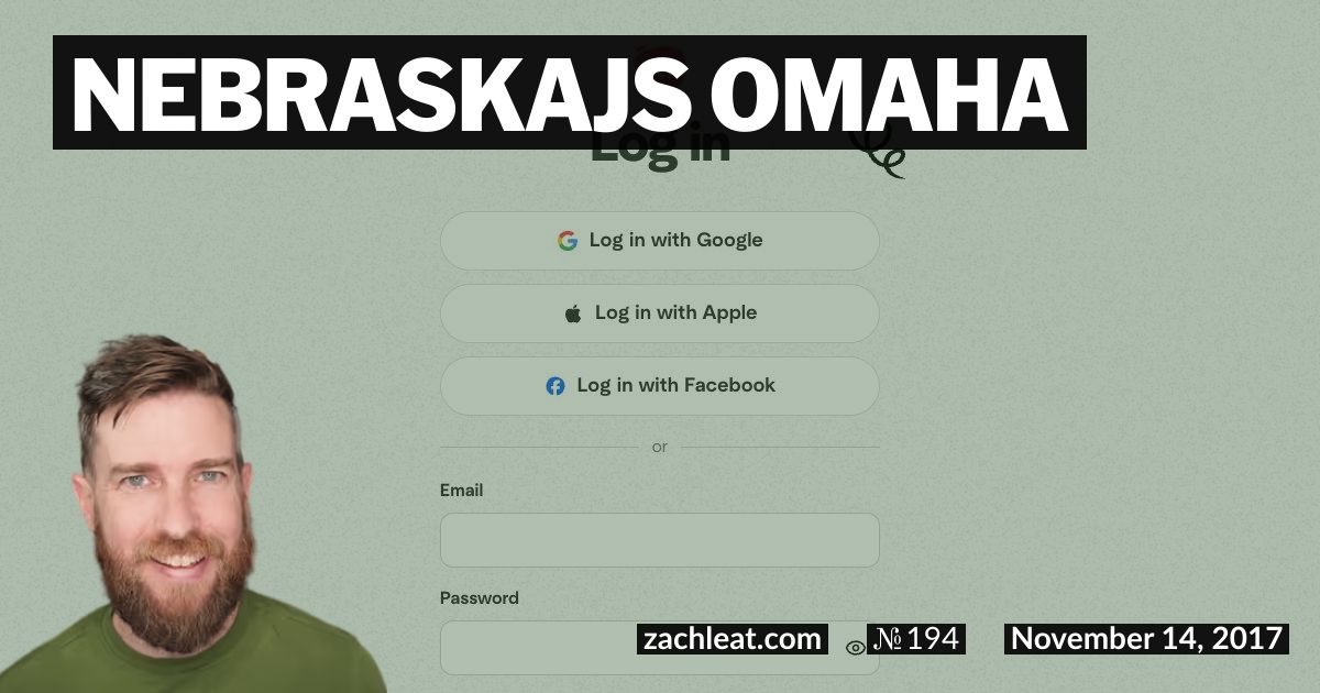 NebraskaJS Omaha