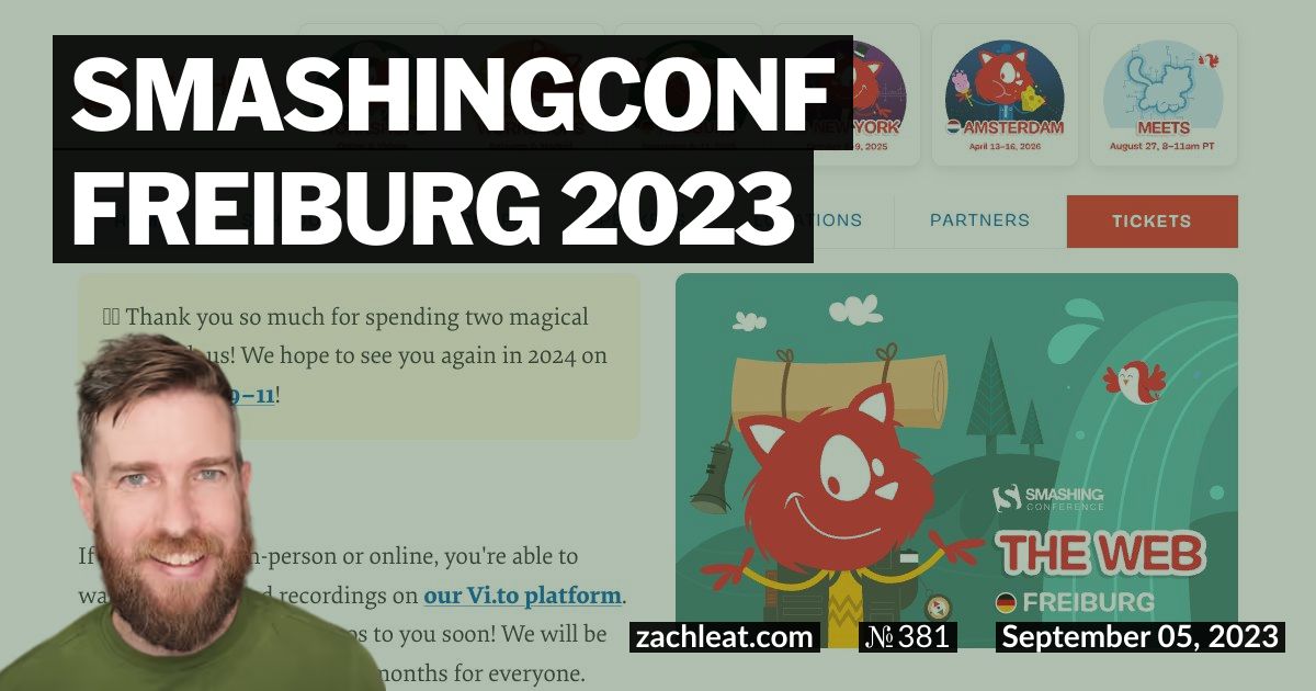 SmashingConf Freiburg 2023