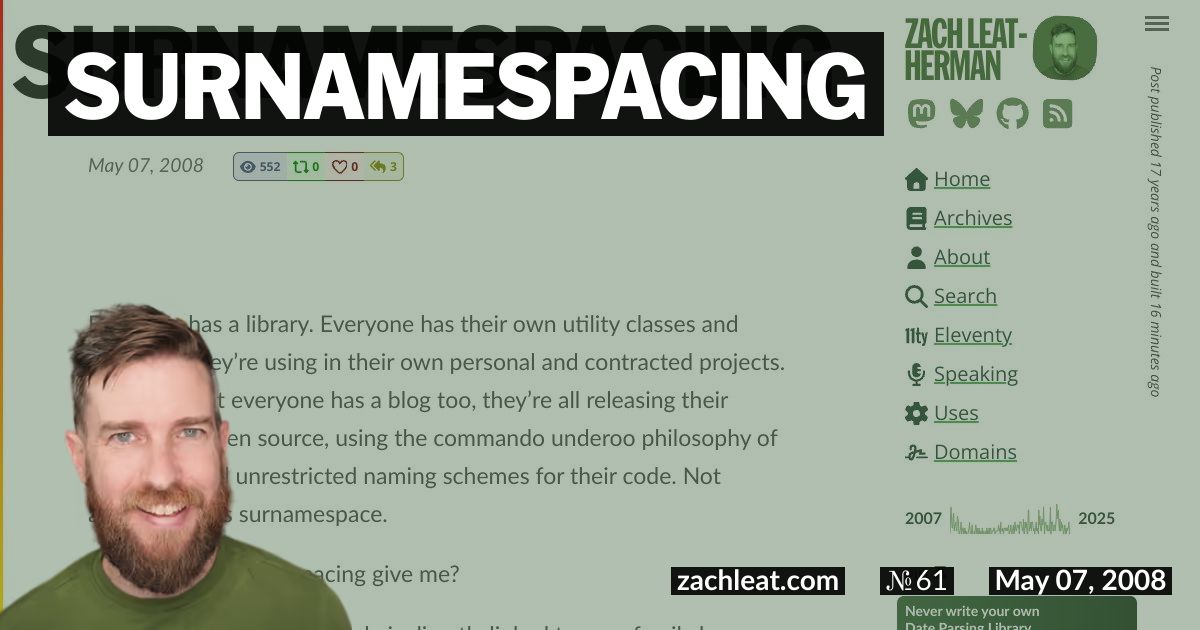 Surnamespacing