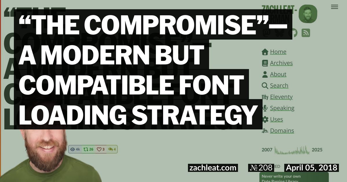 “The Compromise”—a Modern but Compatible Font Loading Strategy
