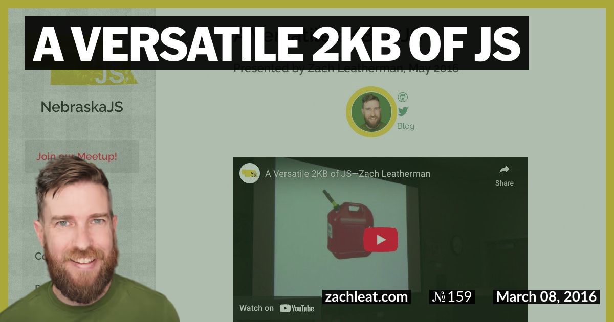 A Versatile 2KB of JS