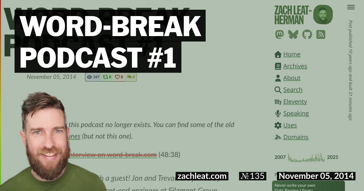 word-break Podcast #1