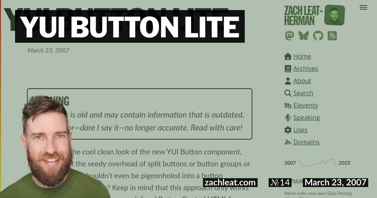 YUI Button Lite