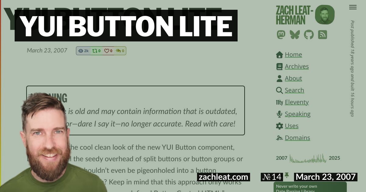YUI Button Lite
