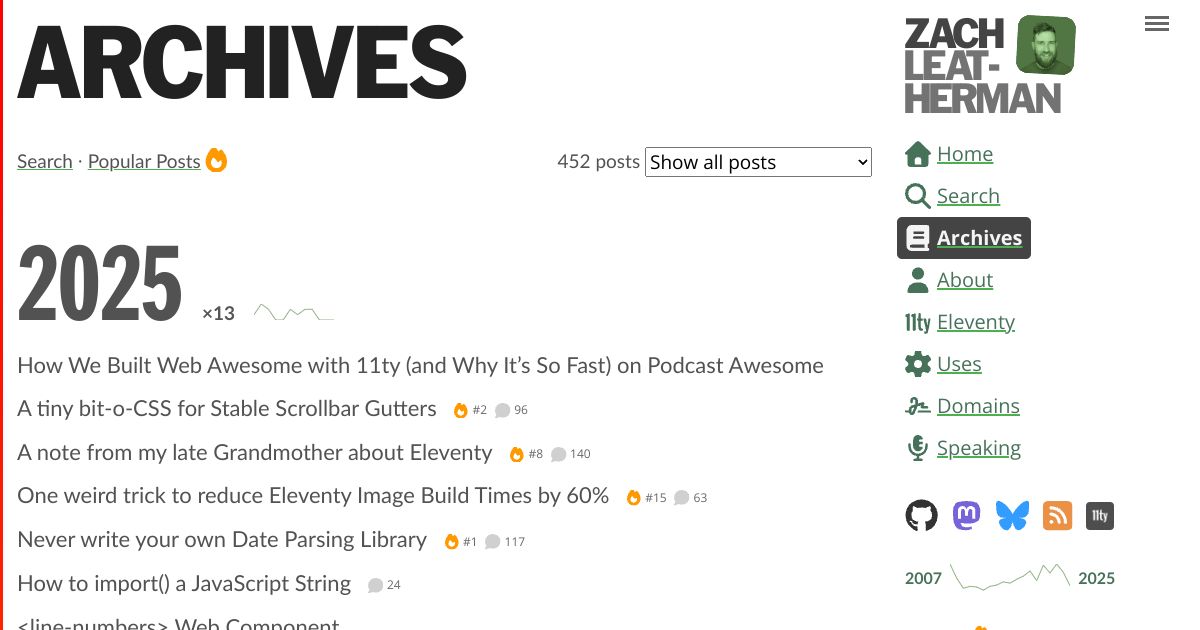 Archives—zachleat.com