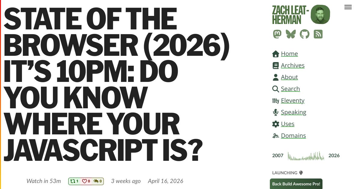 Screenshot image for https://www.zachleat.com/web/its-10pm/