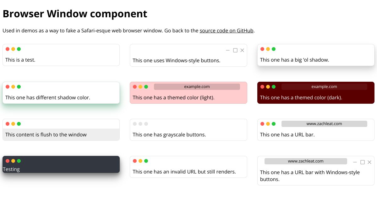 Screenshot image for https://screenshot.11ty.app/https%3A%2F%2Fzachleat.github.io%2Fbrowser-window%2Fdemo.html/opengraph/